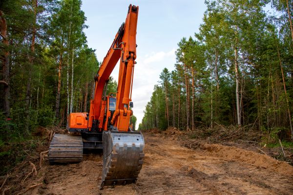 Cost of Backhoe Land Clearing in Duluth